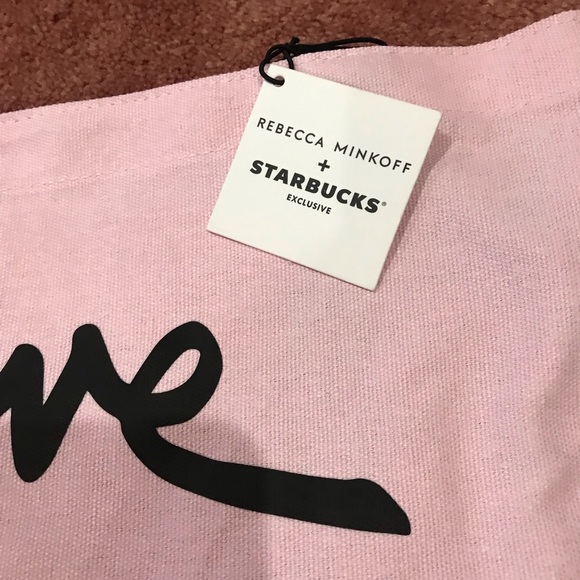 REBECCA MINKOFF pink canvas tote - Picture 2 of 10